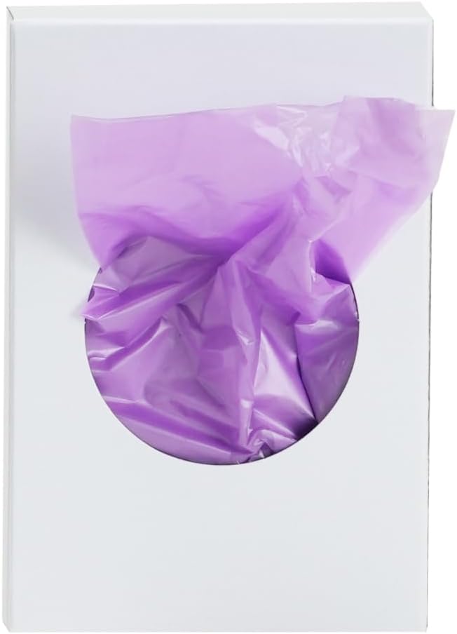 Universal Feminine Disposal Bags for Menstrual Care Products- 10 Pack- Purple- 30ct Refill Box- for Disposal of Tampons, Pads, Hygiene Products - Image 5