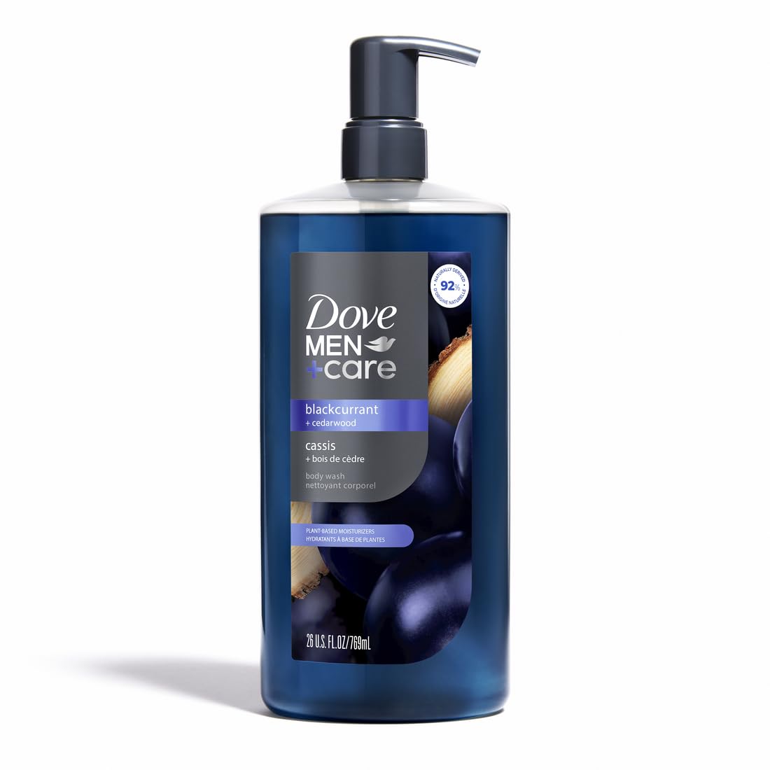 DOVE MEN Blackcurrant + Cedarwood Moisturizing Body Wash | #1 Dermatologist Body Wash for Men, Sulfate Free, Paraben Free, & Dye Free | 26oz - Image 6