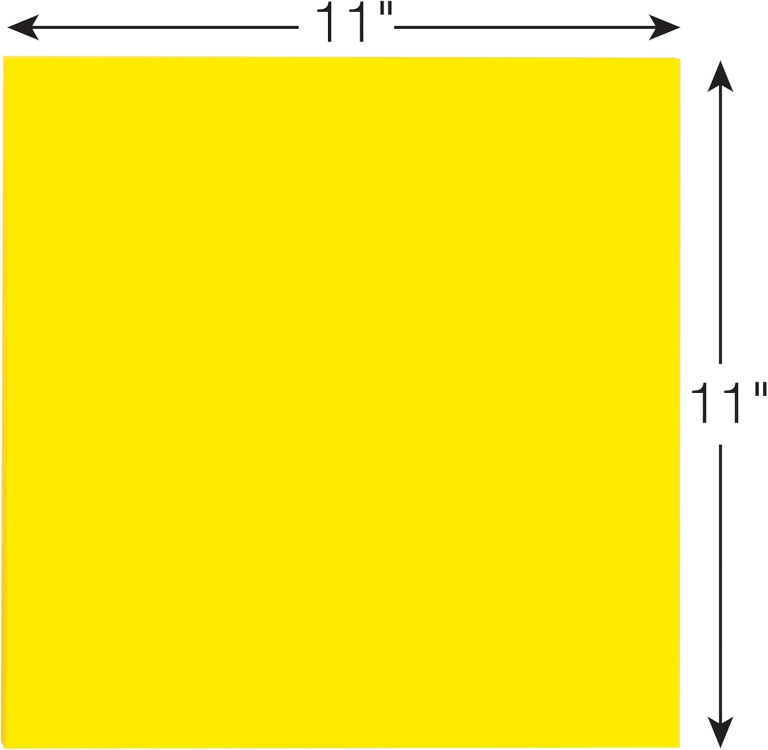 Post-it Super Sticky Big Notes, 11 in. x 11 in., Extra Large Sticky Notes Yellow, 1 Pad, 30 Sheets, Great for Vision Boards, Creative Projects, Study Spaces, Group Brainstorming, and More - Image 8