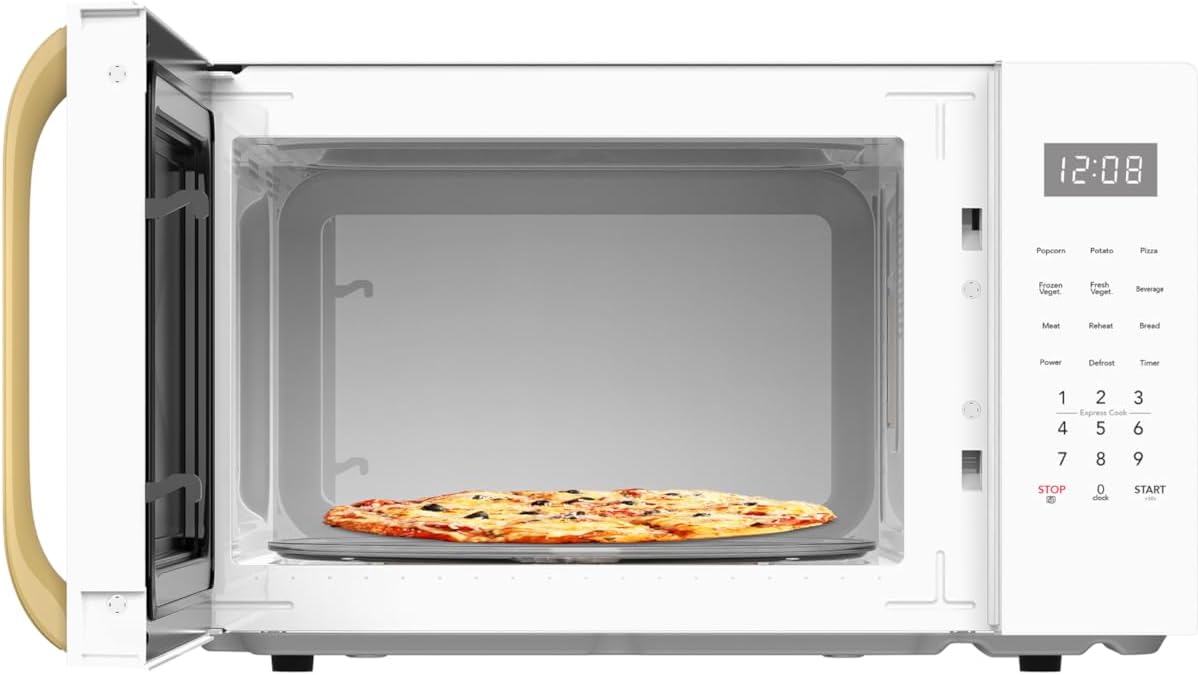 FRIGIDAIRE 1.05 cu. ft. Retro Microwave, WhiteGold - Image 7