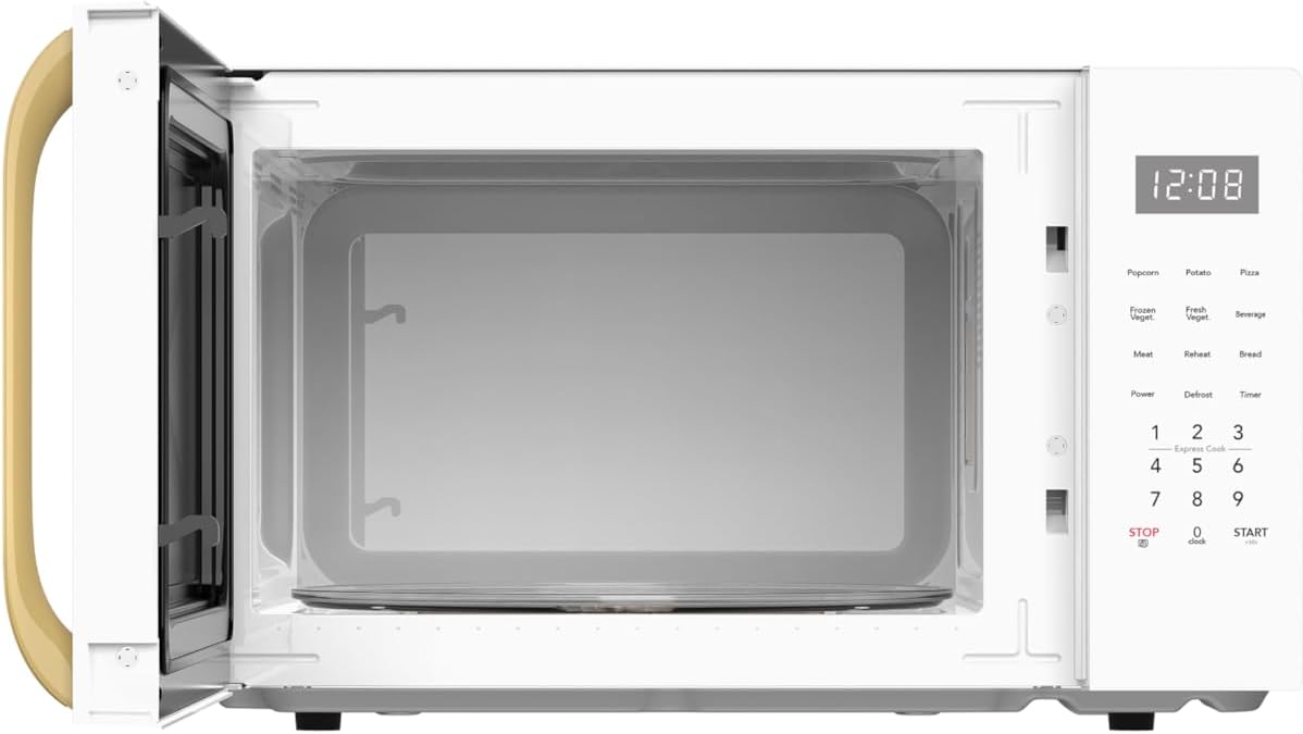 FRIGIDAIRE 1.05 cu. ft. Retro Microwave, WhiteGold - Image 8