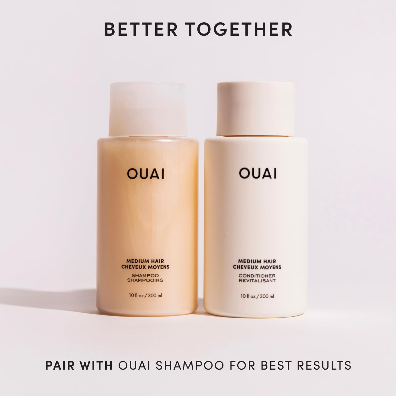 OUAI Medium Conditioner Refill - Hydrating Hair Conditioner with Coconut Oil, Babassu Oil, and Keratin - Strengthens, Repairs and Adds Shine - Paraben and Phthalate Free Hair Care Products (32 Oz) - Image 5