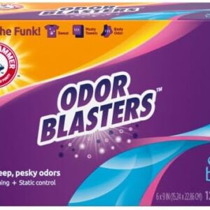 Arm & Hammer Odor Blaster Dryer Sheets, Fresh Burst, 120 Count