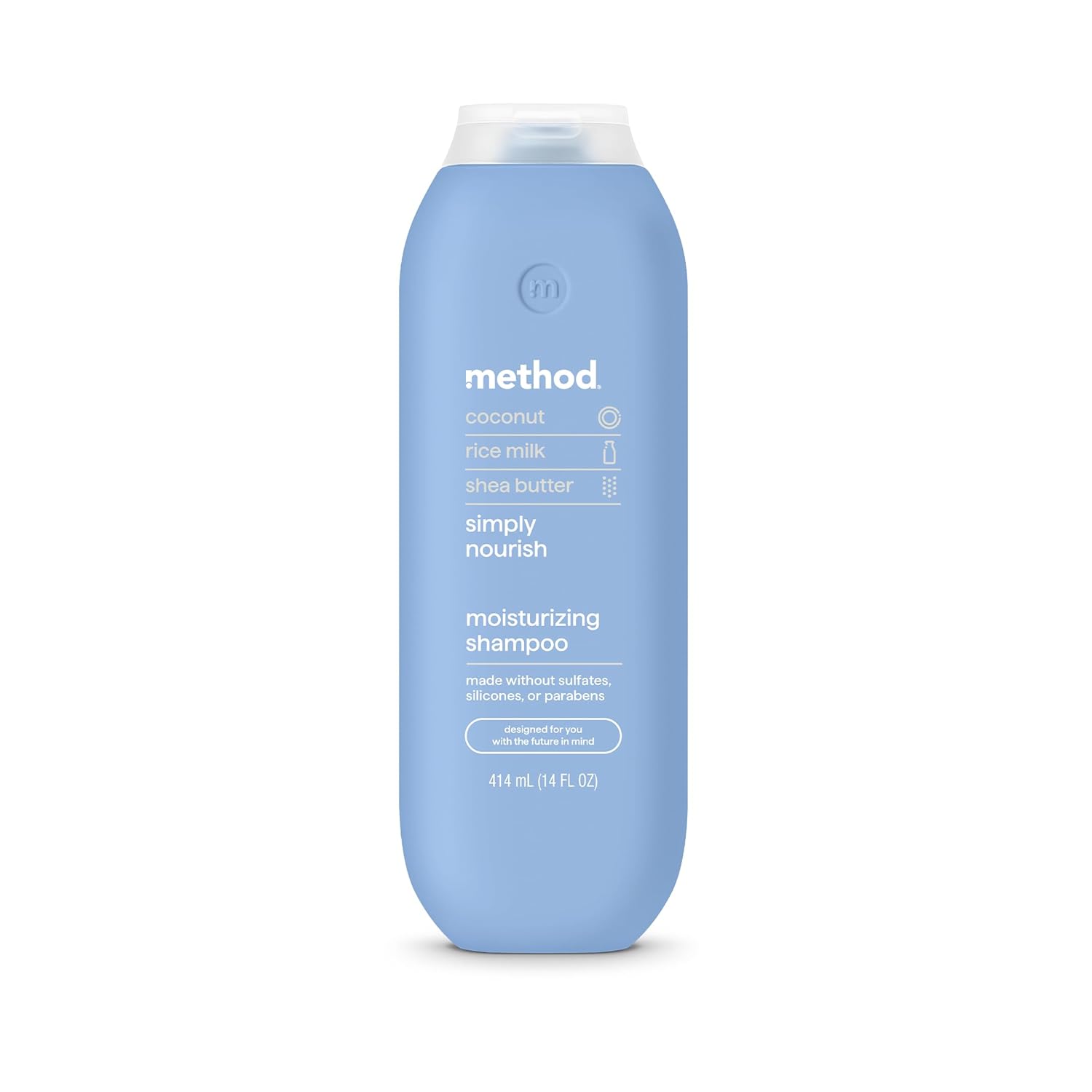 Method Moisturizing Shampoo, Simply Nourish - Hydrates and Revives Dry Hair, Safe for Color-Treated Hair – Sulfate Free and Cruelty Free - 14 oz - Image 2