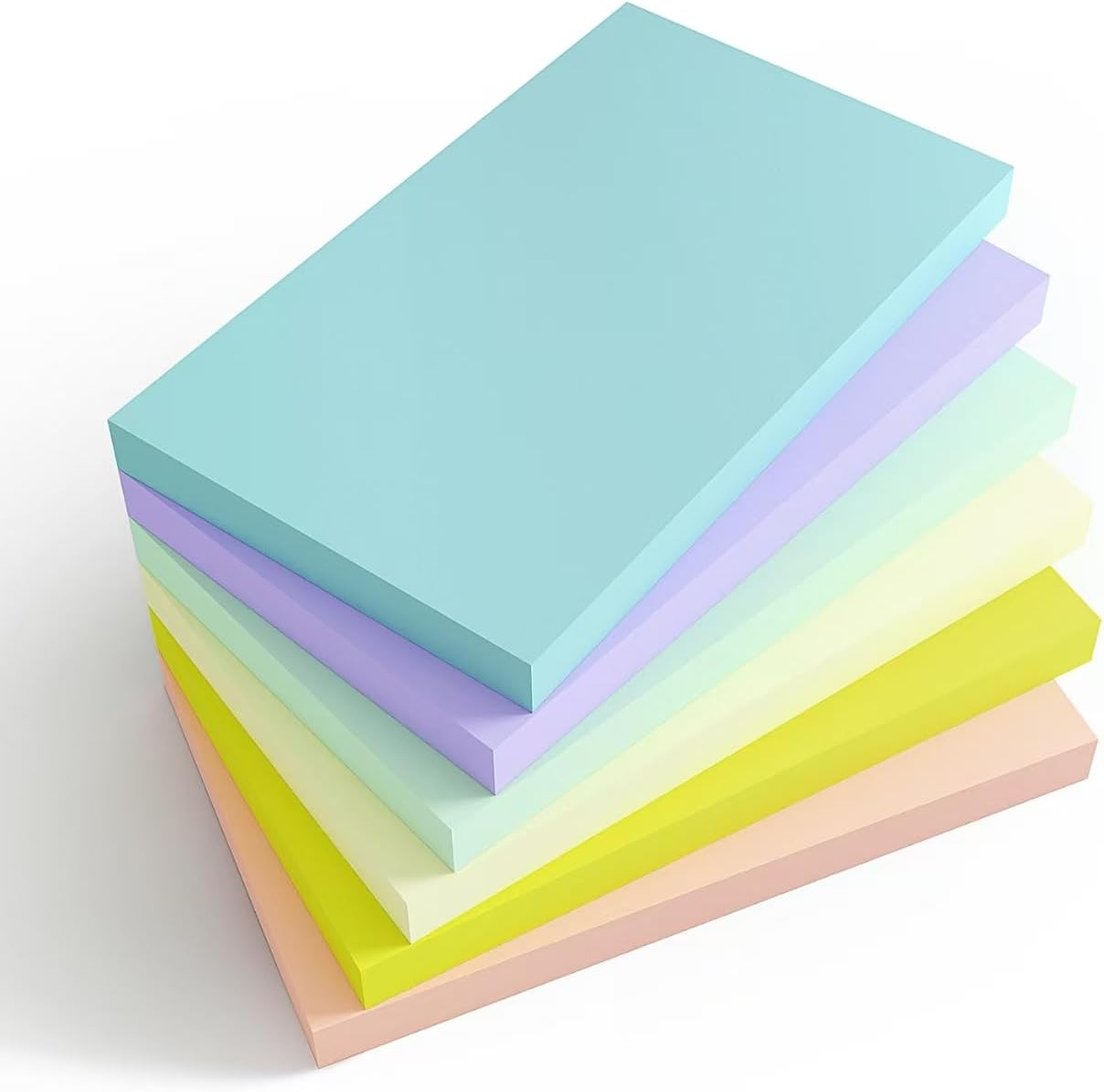 480 Sheets 3x5 Inches Large Sticky Notes,Self-Stick Post Stickies Colorful Super Sticking Power Memo Pads for Teacher Supply,School and Office - Image 2