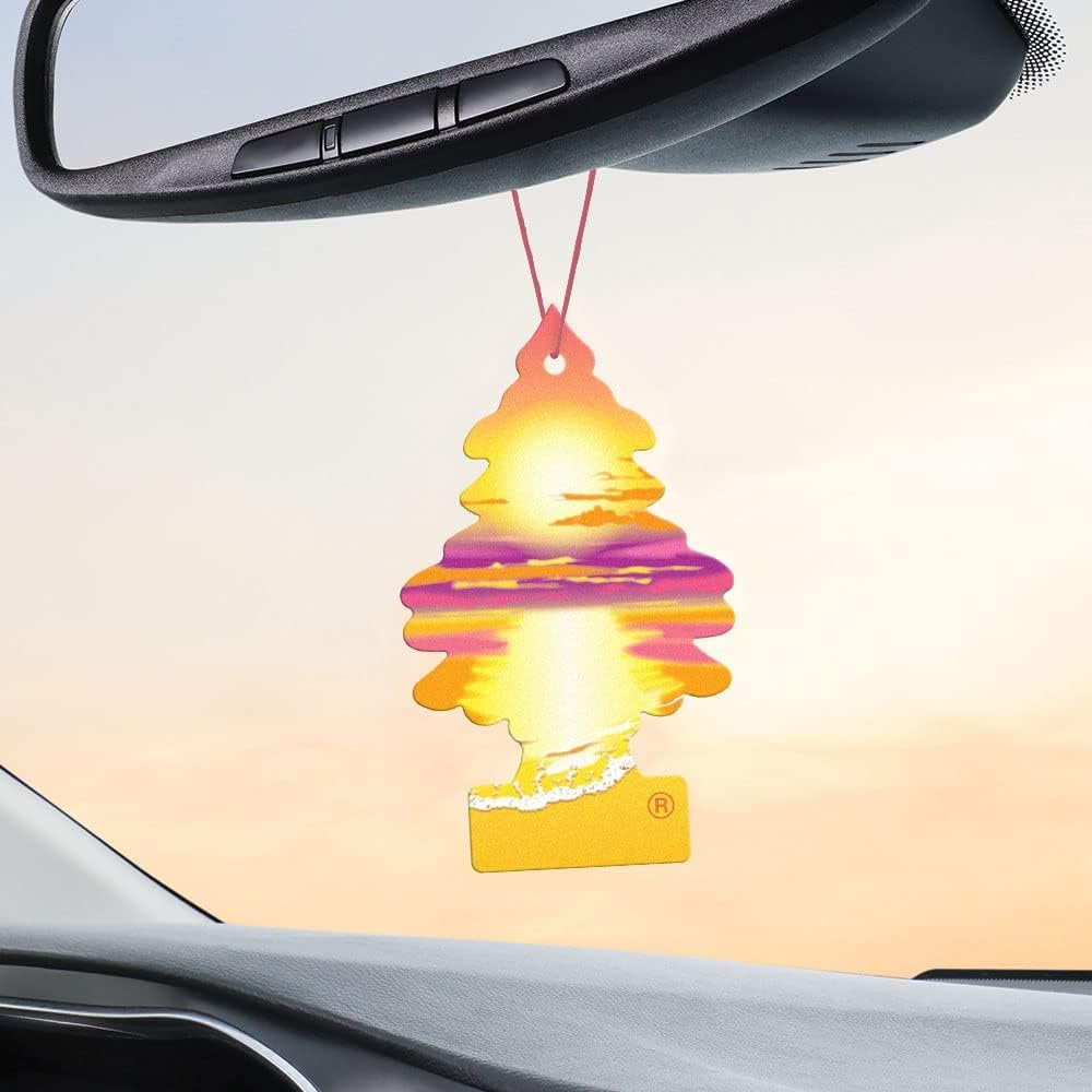 Little Trees Car Air Freshener 6-Pack (Sunset Beach) - Image 2
