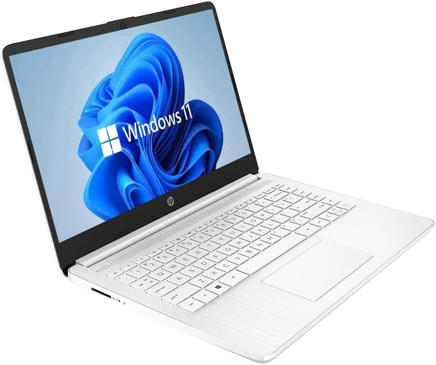 HP 14" HD Laptop, Windows 11, Intel Celeron Dual-Core Processor Up to 2.60GHz, 4GB RAM, 64GB SSD, Webcam(Renewed) - Image 3