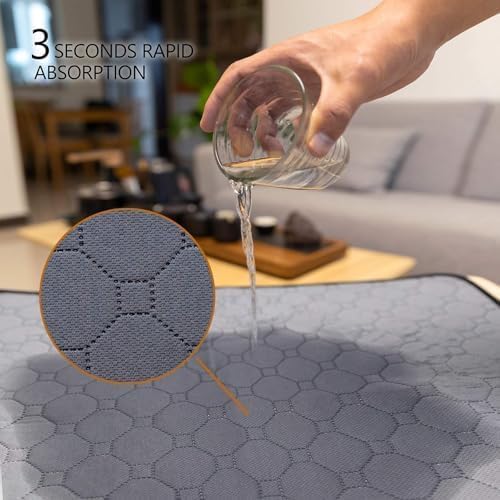 5Pcs Guinea Pig Cage Liners,Guinea Pig Fleece Cage Liners12''X12''Super Absorbent Washable Pee Pads Reusable for Rabbit Hamster Chinchilla - Image 5