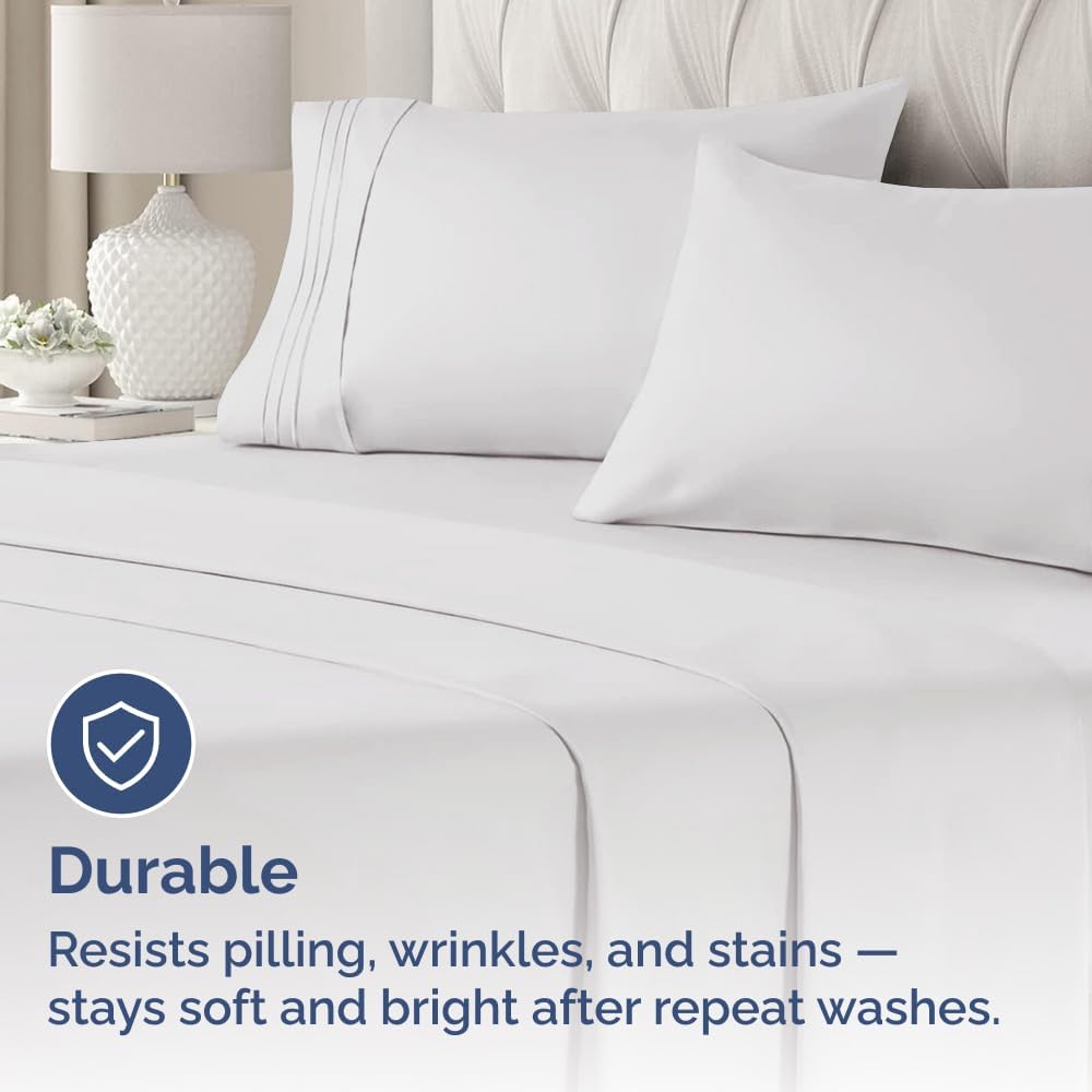 Queen Pillow Cases Set of 2 - Ultra Soft Hotel Quality Pillowcase Covers - Comfy, Cozy & Wrinkle Free - Shrinkage and Fade Resistant - Machine Washable Pillow Protectors - 2 Piece Set - French Grey - Image 5