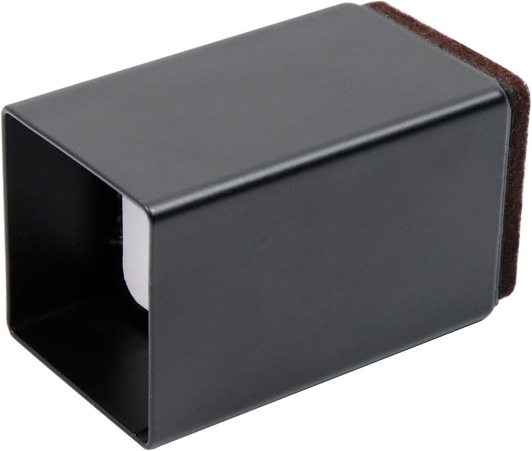 1 1/2-inch Black Bed Risers Carbon Steel Bed Elevator Metal Sofa Risers Square Furniture Risers, Pack of 4 - Image 6