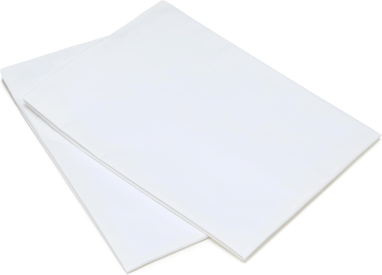 Amazon Basics Down Alternative Bed Pillows and Pillow Protector Case Set, Medium Density, Standard Size 26" x 20", Hypoallergenic, Microfiber, Washable, White, 2-Pack - Image 4