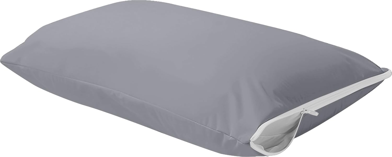 Utopia Bedding Premium 100% Waterproof Pillow Protectors with Zipper Standard Size (Set of 4), Bed Bug and Dust Mite Proof Zippered Pillow Covers, Pillow Encasement Cases, Gray - Image 5