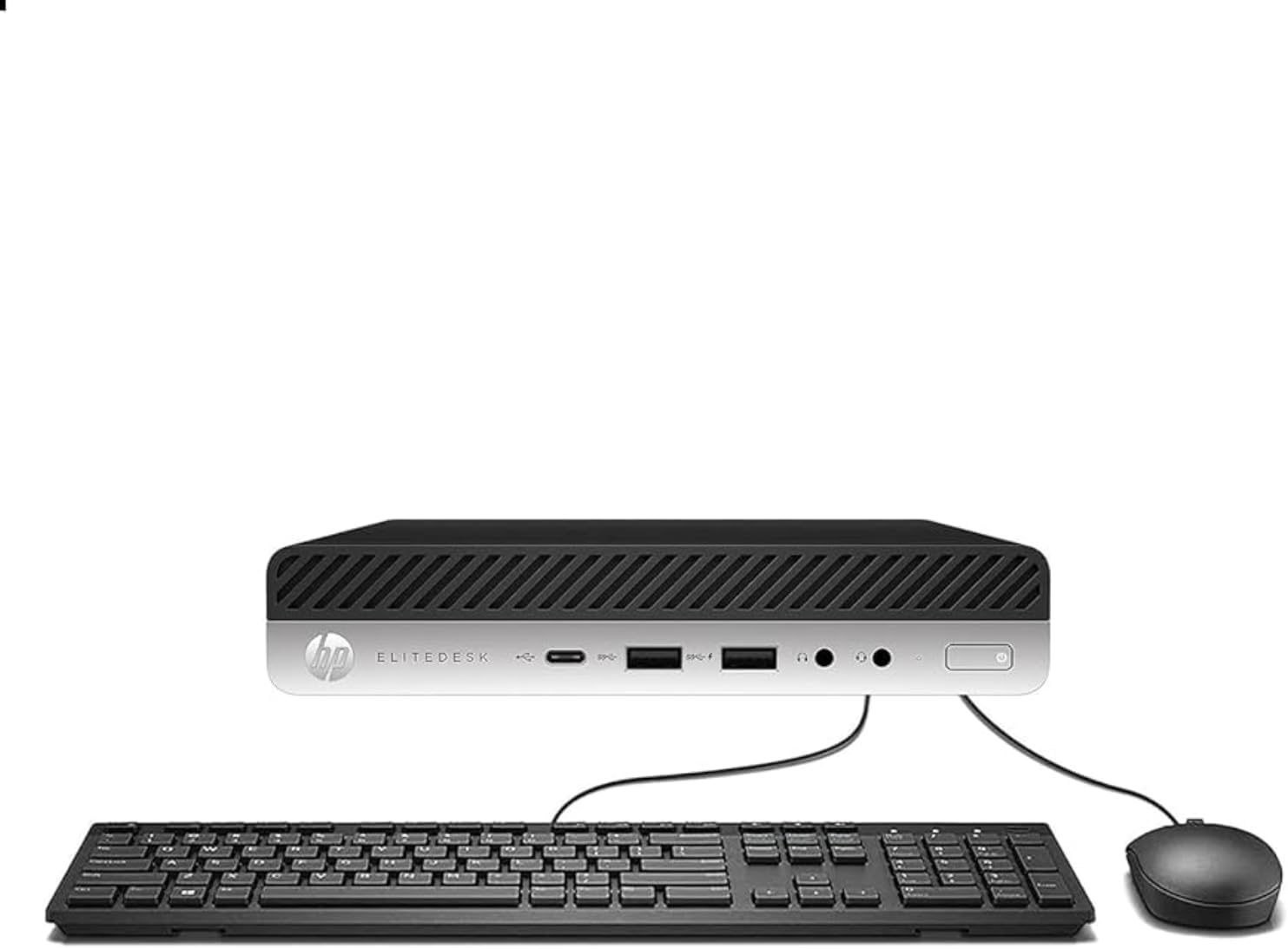 HP EliteDesk 705 G4 Mini Desktop Computer: AMD Quad-Core Ryzen 5 Pro 2400GE up to 3.8GHz, 8GB DDR4 RAM, 256GB SSD, Windows 11 Pro (Renewed) - Image 4