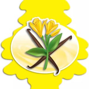 LITTLE TREES Car Air Freshener | Hanging Paper Tree for Home or Car | Vanillaroma | Pack of 6