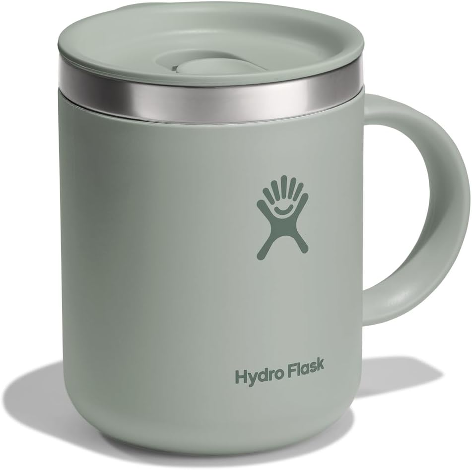 Hydro Flask Coffee Mug – Insulated Stainless Steel, Non Spill, Leak Resistant Travel Mug 12 Oz Agave Green - Image 3
