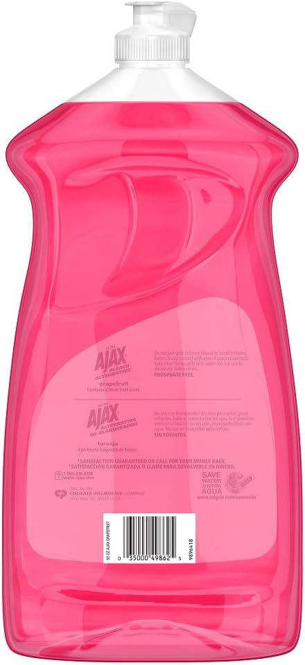 Ajax Bleach Alternative Grapefruit Dish Liquid, 52 fl oz (1) - Image 3