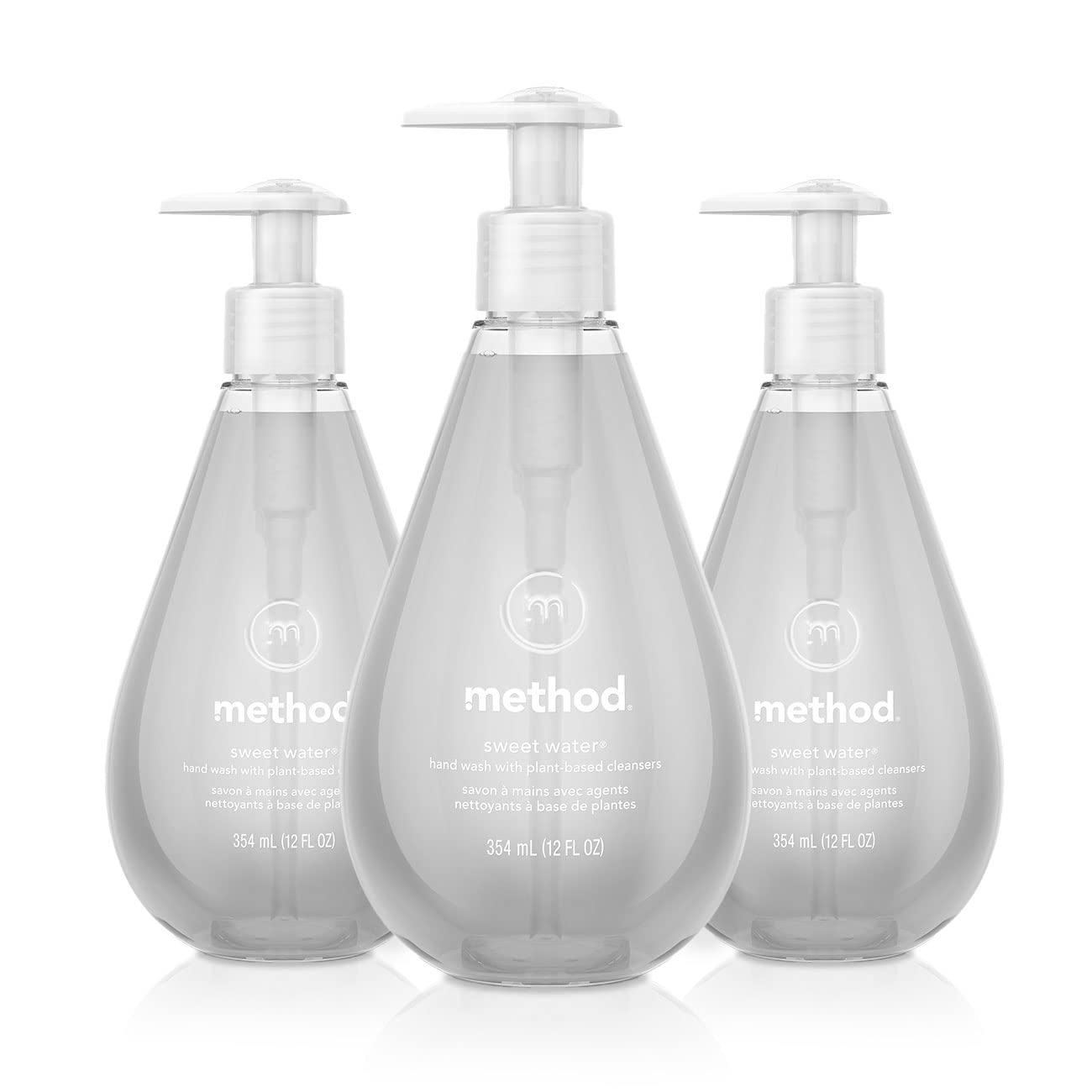 Method Gel Hand Soap, Sweet Water, 12 fl oz (Pack of 3) - Image 2