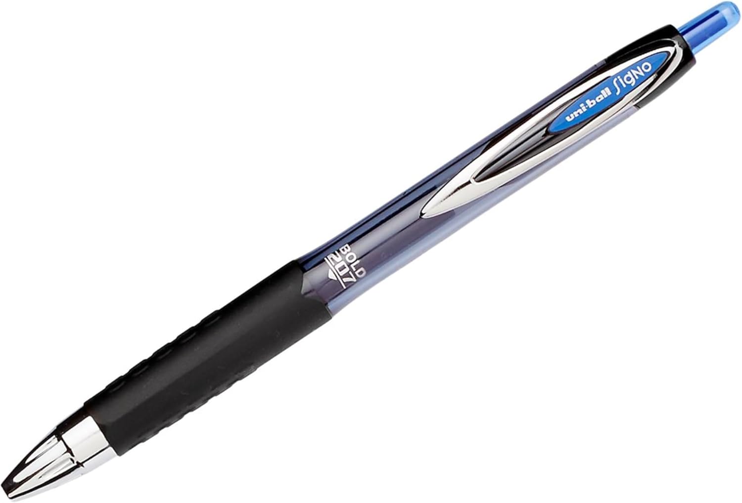 uniball 207 Retractable Gel Pens, Bold Point (1.0mm), Blue, 12 Pack - Image 4