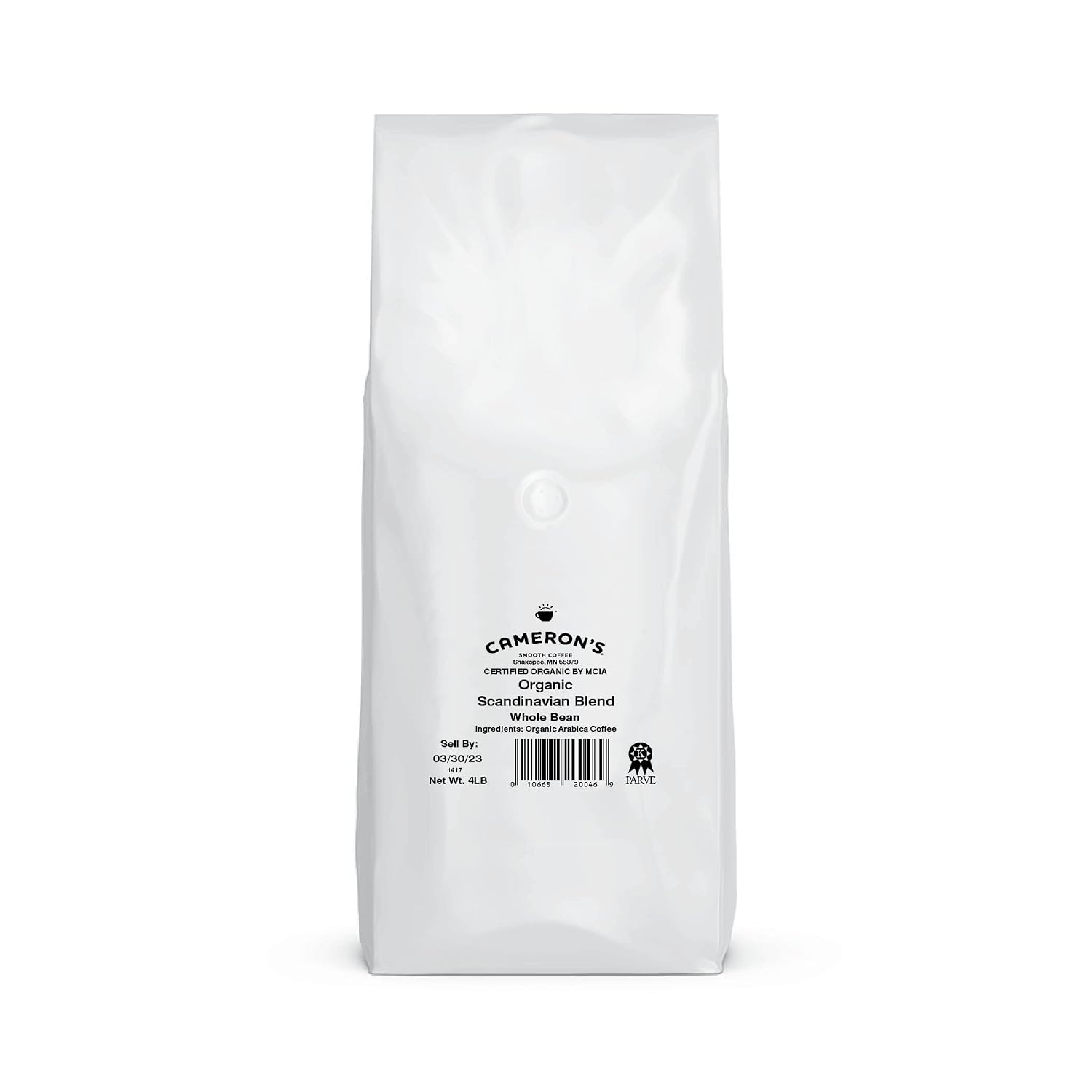 Cameron's Coffee Roasted Whole Bean Coffee, Organic Scandinavian Blend, 4 Pound - Image 3