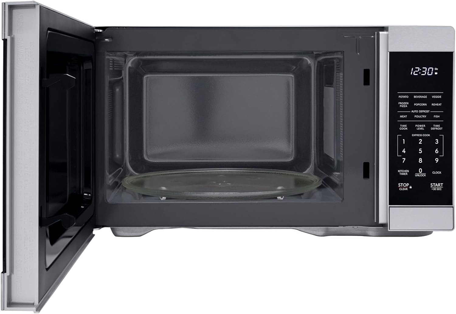 SHARP Countertop Microwave Oven with Removable 12.4" Carousel Turntable, 1000 Watt, 1.1 Cubic Feet, Stainless Steel - Image 11
