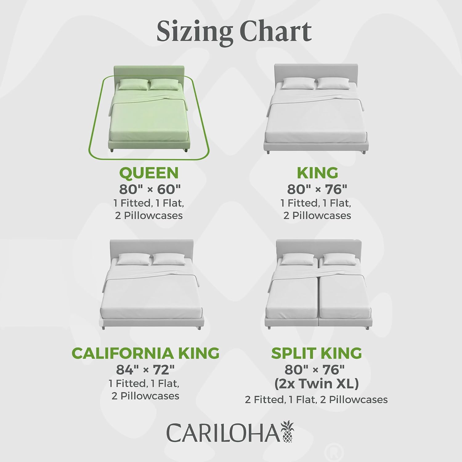 Cariloha Retreat 4-Piece Sateen Sheet Set | Black Sand | Queen | Lyocell Material | Breathable, Corner Straps, Extra Soft & Cooling - Image 8
