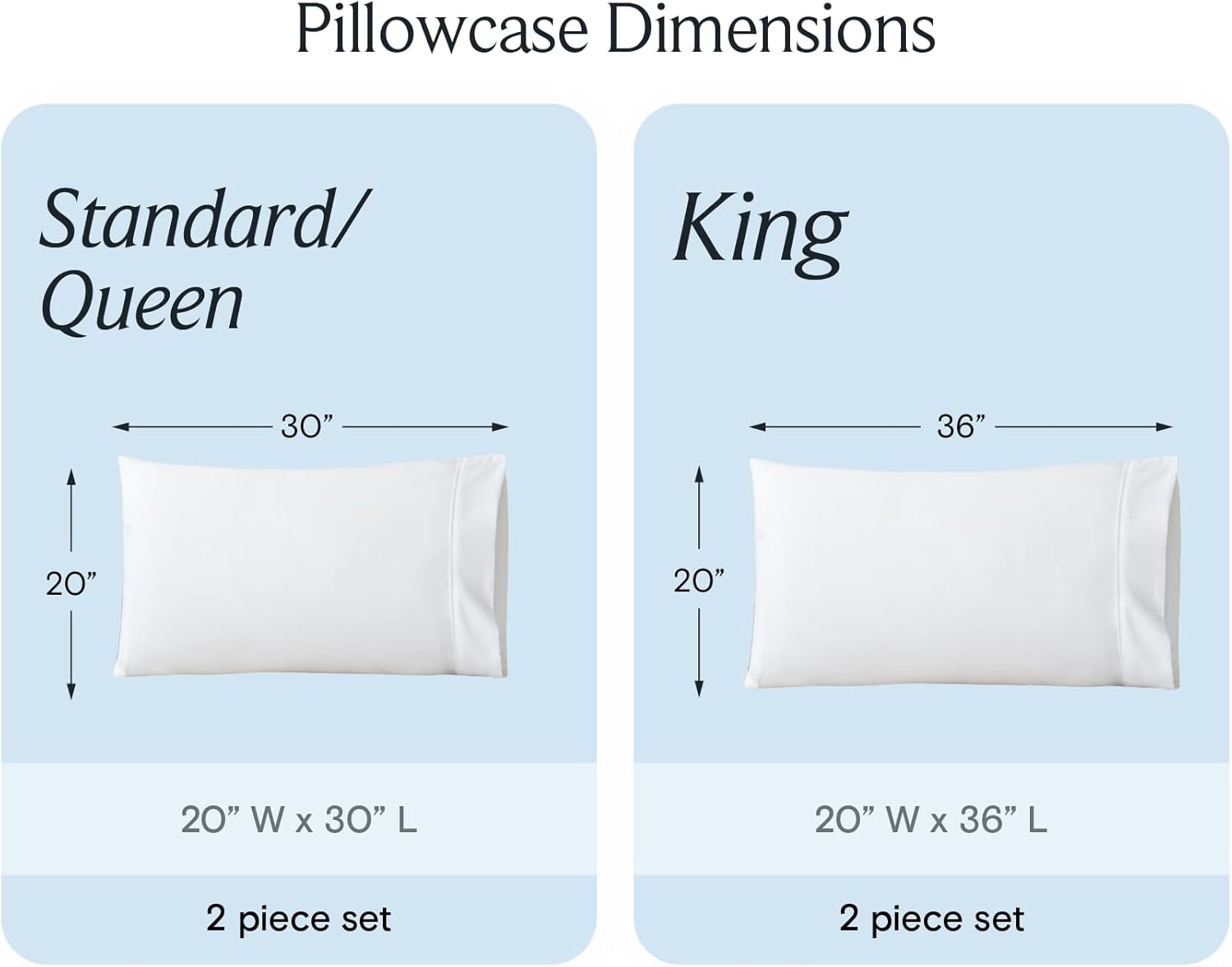 LuxClub Collection Pillowcases 2 Pack - Eco Friendly Wrinkle Free Cooling Pillow Cases with Satin Trim - Machine Washable Hotel Bedding Silky Soft - White Standard/Queen - Image 5