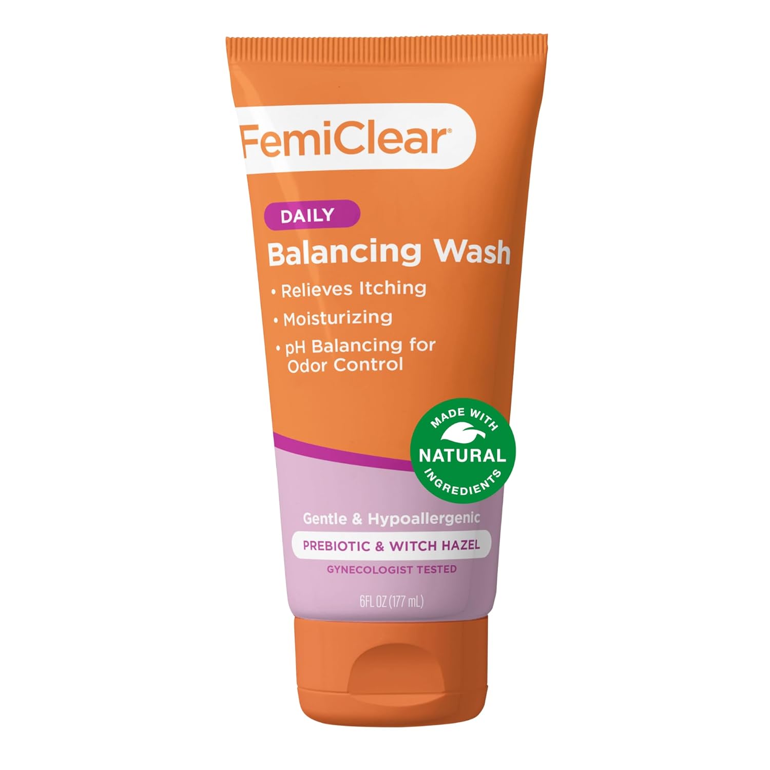 FemiClear Soothing Daily Feminine Wash - Feminine Care Wash for Itching & Irritated Skin, Feminine Hygiene Products, Essentials for Vaginal Health, PH Balance for Women (6FL oz) - Image 2