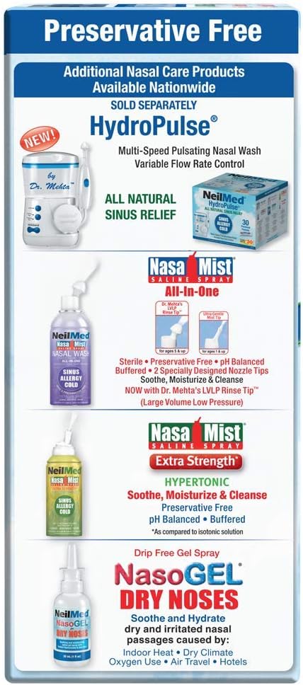 NeilMed Sinus Rinse - A Complete Sinus Nasal Rinse Kit, 50 count (Pack of 1) Count may vary - Image 6