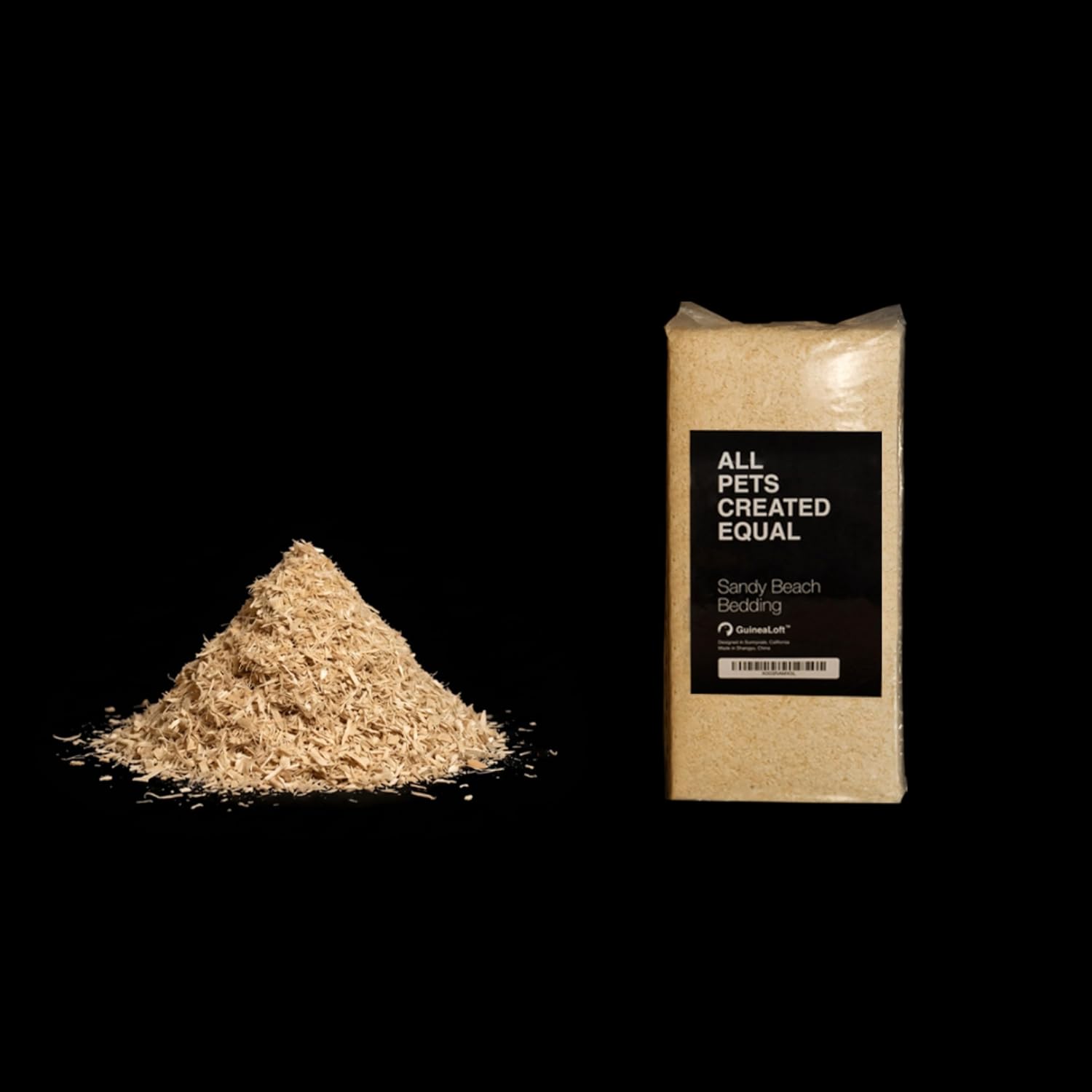 GuineaLoft™ Sandy Beach Bedding (1-Month Supply) - Highly Compressed, Extremely Absorbent, Highly Deodorizing, Small Pack, Zero Clutter, Innovatively Manufactured - Image 2