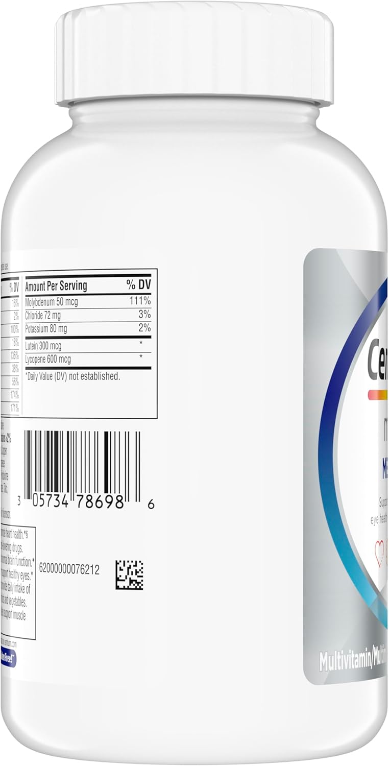 Centrum Minis Silver Multivitamin for Men 50 Plus, Multivitamin/Multimineral Supplement, Vitamin D3, B-Vitamins and Zinc, Non-GMO Ingredients, Supports Memory and Cognition in Older Adults - 280 Ct - Image 13