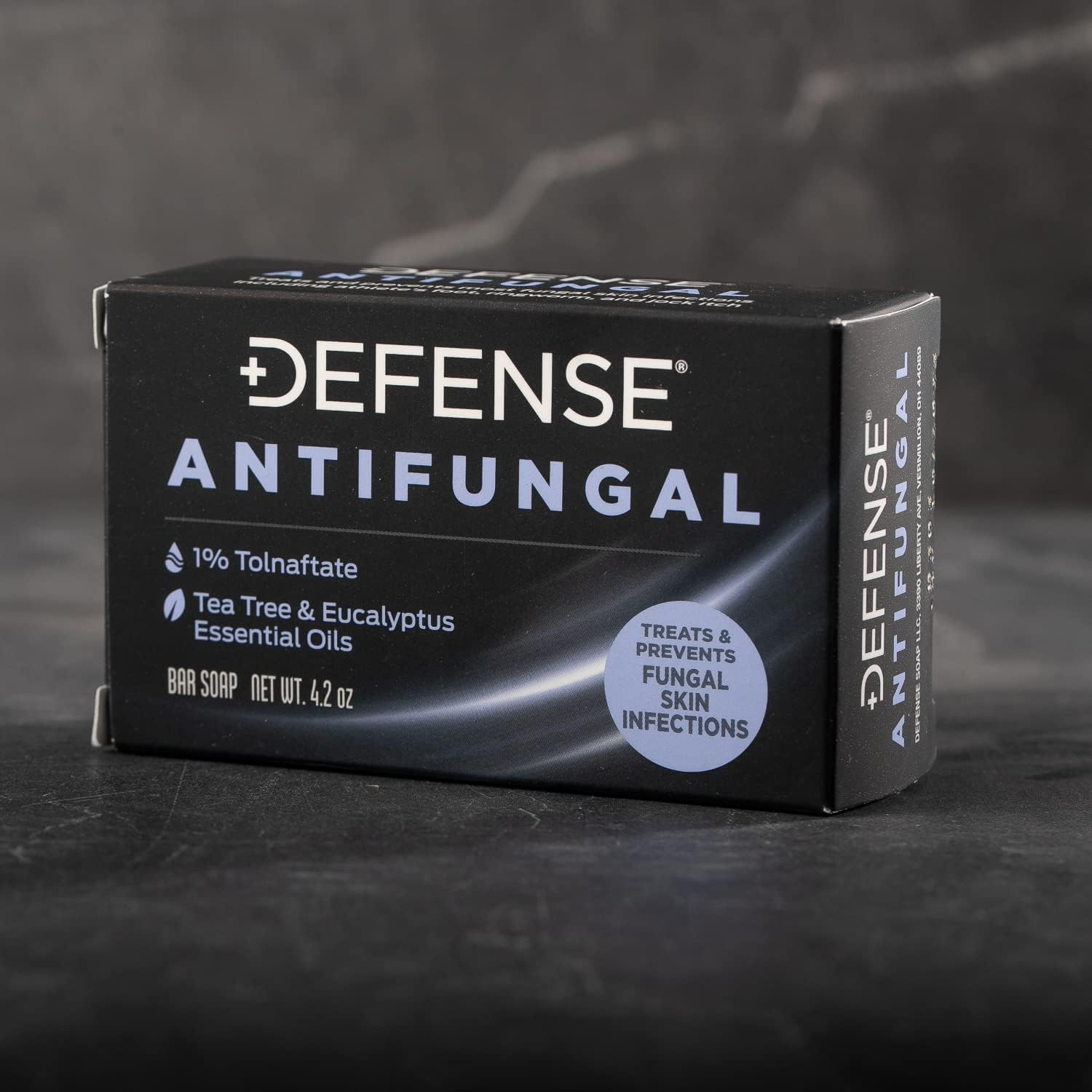 Defense Antifungal Bar Soap | Jock Itch, Ringworm, Athlete's Foot, Skin Fungus | Medicated Anti Fungal Treatment (One Bar, No Case) - Image 9