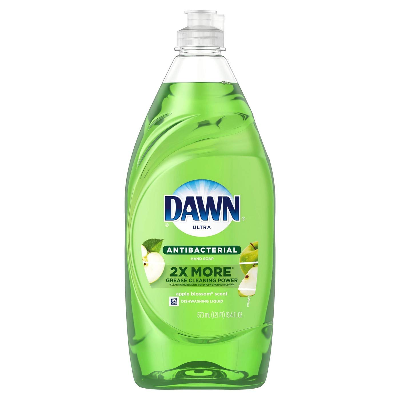 2 Pk. Dawn Ultra Antibacterial Dishwashing Liquid, Apple Blossom 19.4 (38.8 Fl. Oz. Total) - Image 2