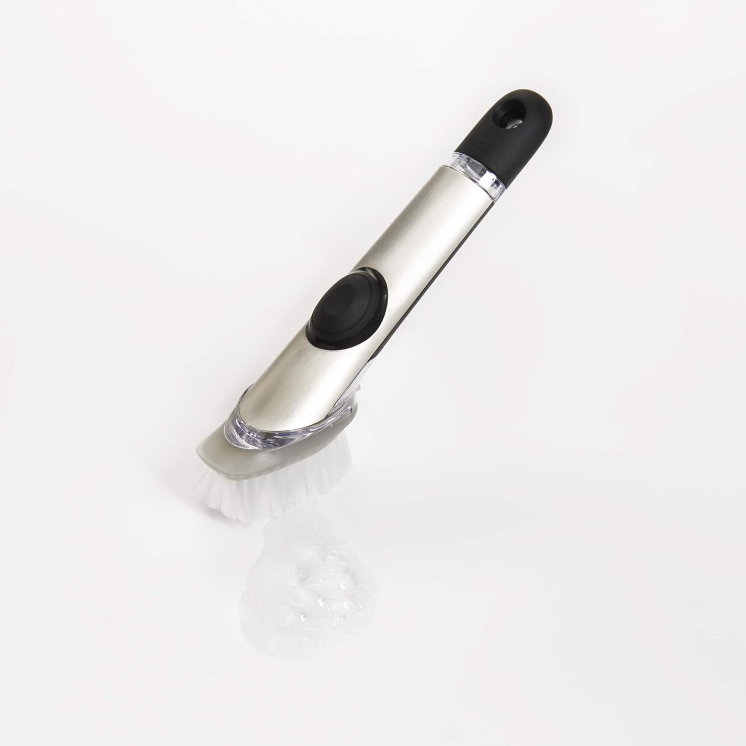 OXO Steel Soap Dispensing Dish Brush, Dish Scrubber - Image 8