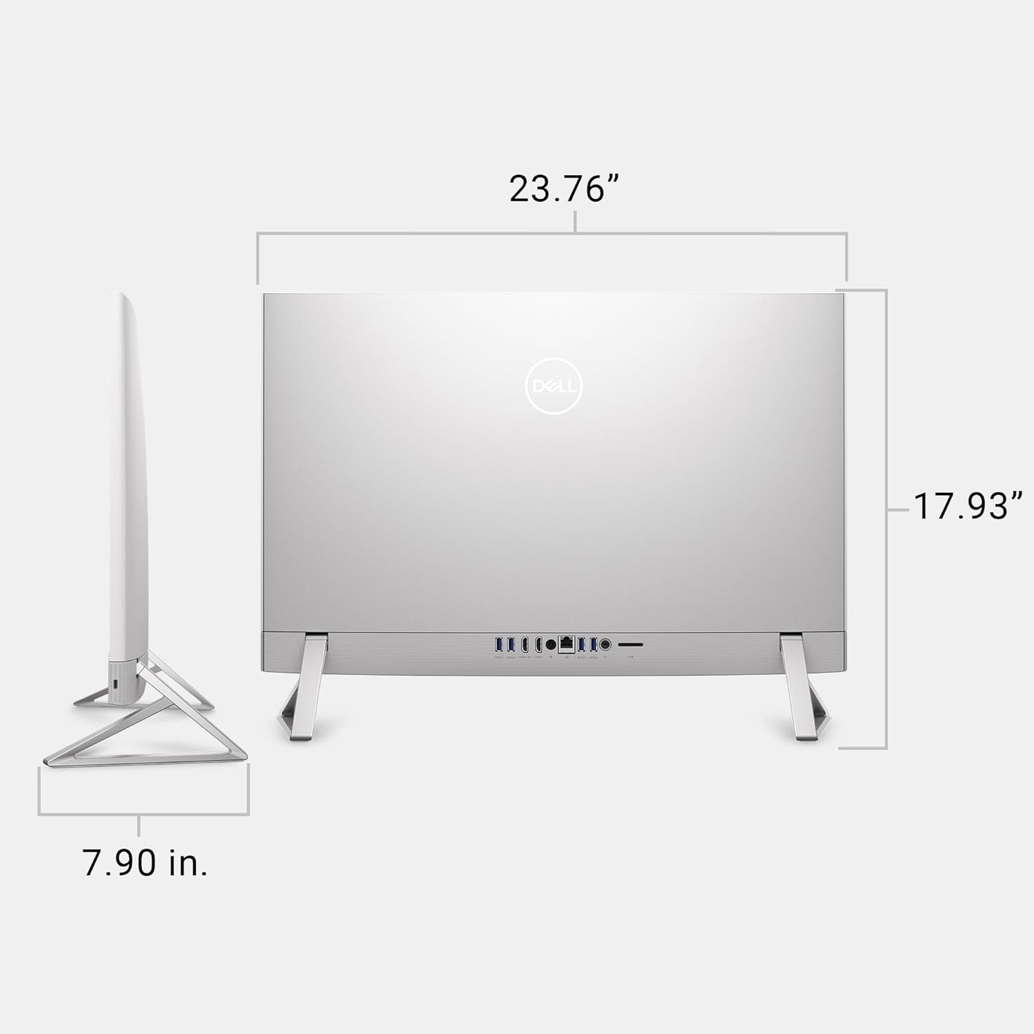 Dell 27 All-in-One Desktop ec27250-27-inch FHD Touch Display, Intel Core 7 Processor 150U, NVIDIA GeForce MX570A 2GB GDDR6 Graphics, 32GB DDR5 RAM, 1TB SSD, Windows 11 Pro, Onsite Service - White - Image 9