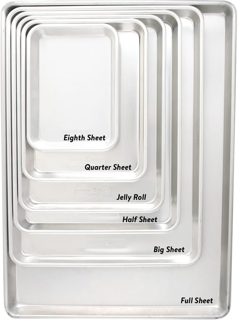Nordic Ware Naturals Extra Large, 21 x 15 inch Baking Set - USA Made Aluminum Commercial Quality Pan for Baking or Roasting, Encapsulated Galvanized Steel Rim Prevents Warping, 2pk Big Sheet - Image 6