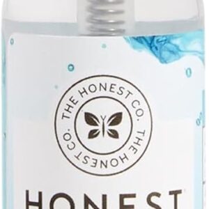 The Honest Company Plant-Based Hand Sanitizer Spray, Kills 99.9% of Germs, Hypoallergenic, Quick-drying, Moisturizing, Fragrance-Free, 2 fl oz
