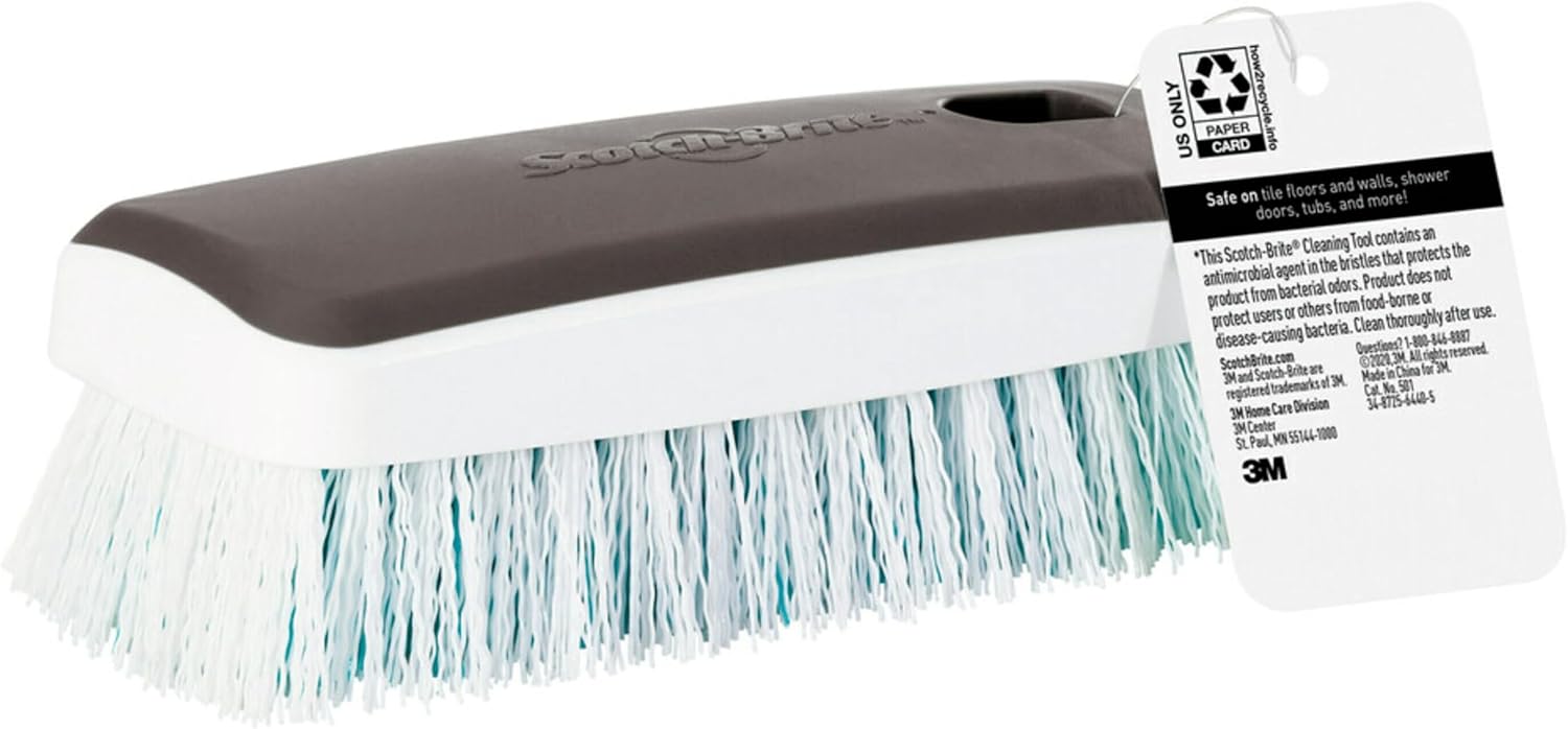 Scotch-Brite Deep Clean Brush, For Tile Floors and Walls, Shower Doors, Tubs, and More - Image 9
