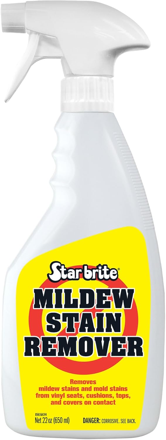 STAR BRITE Professional-Grade Mildew & Mold Stain Remover + Cleaner - Instant Contact Stain Removal, Ideal for Marine & Outdoor Upholstery - Image 2