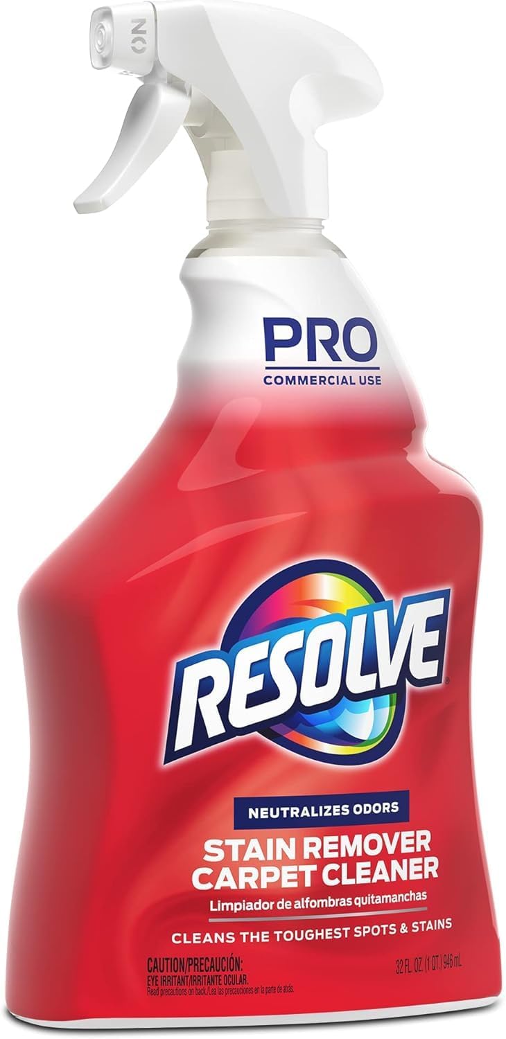 Resolve Professional Strength Spot and Stain Carpet Cleaner, Carpet Cleaner, Carpet Cleaner Solution, 32 Fl Oz - Image 4