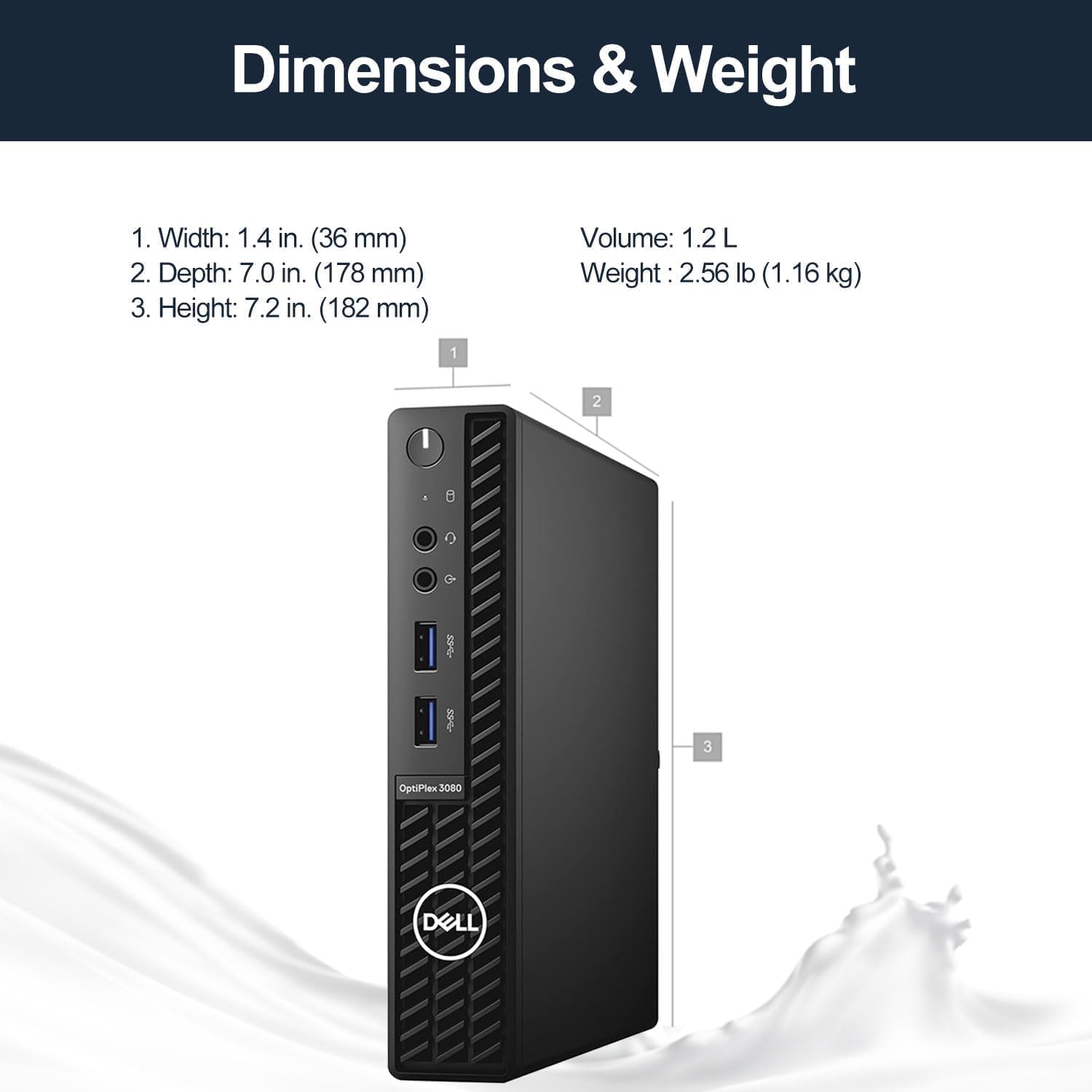 Dell OptiPlex 3080 Micro PC | Intel Core i5-10500T | 16GB RAM | 512GB SSD | Windows 11 Pro | Wi-Fi+ BT | Mini Desktop Computer (Renewed) (16GB RAM + 512GB SSD) - Image 5