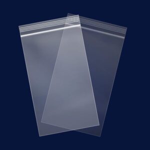 iMailer – 200 Count – 5″ x 7″ Small Zip Bags – Clear Reclosable Zip Plastic Poly Bags 2 Mil with Lock Seal Zipper for A2 A4 A6 Cards & Envelopes, Bakery, Cookies, Treats