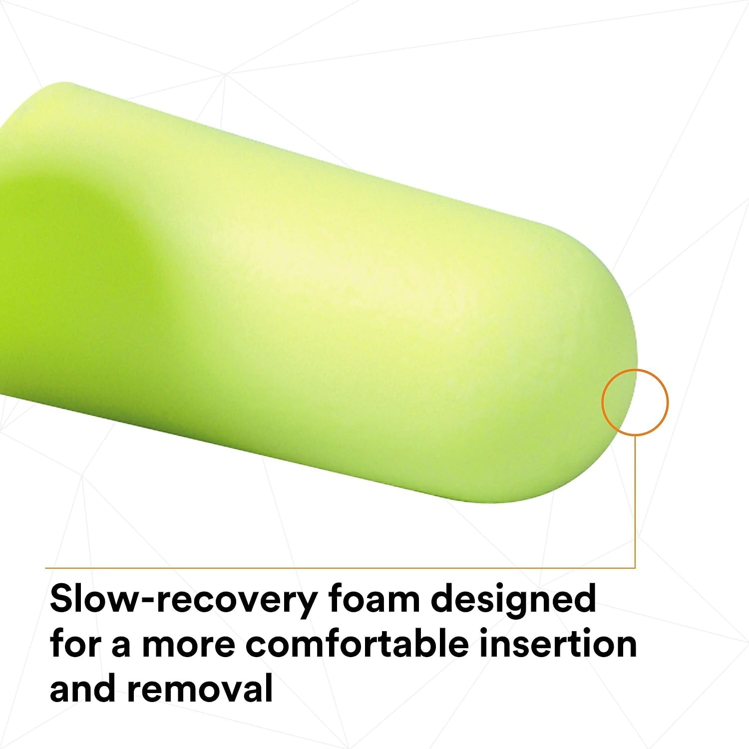 3M Ear Plugs, E-A-Rsoft Yellow Neons 315-1250, 200 Pair of Disposable Earplugs, Pairs Individually Wrapped, Regular Size, Uncorded, 33 NRR, Tapered Cylinder Shape, Slow Recovery Foam - Image 5