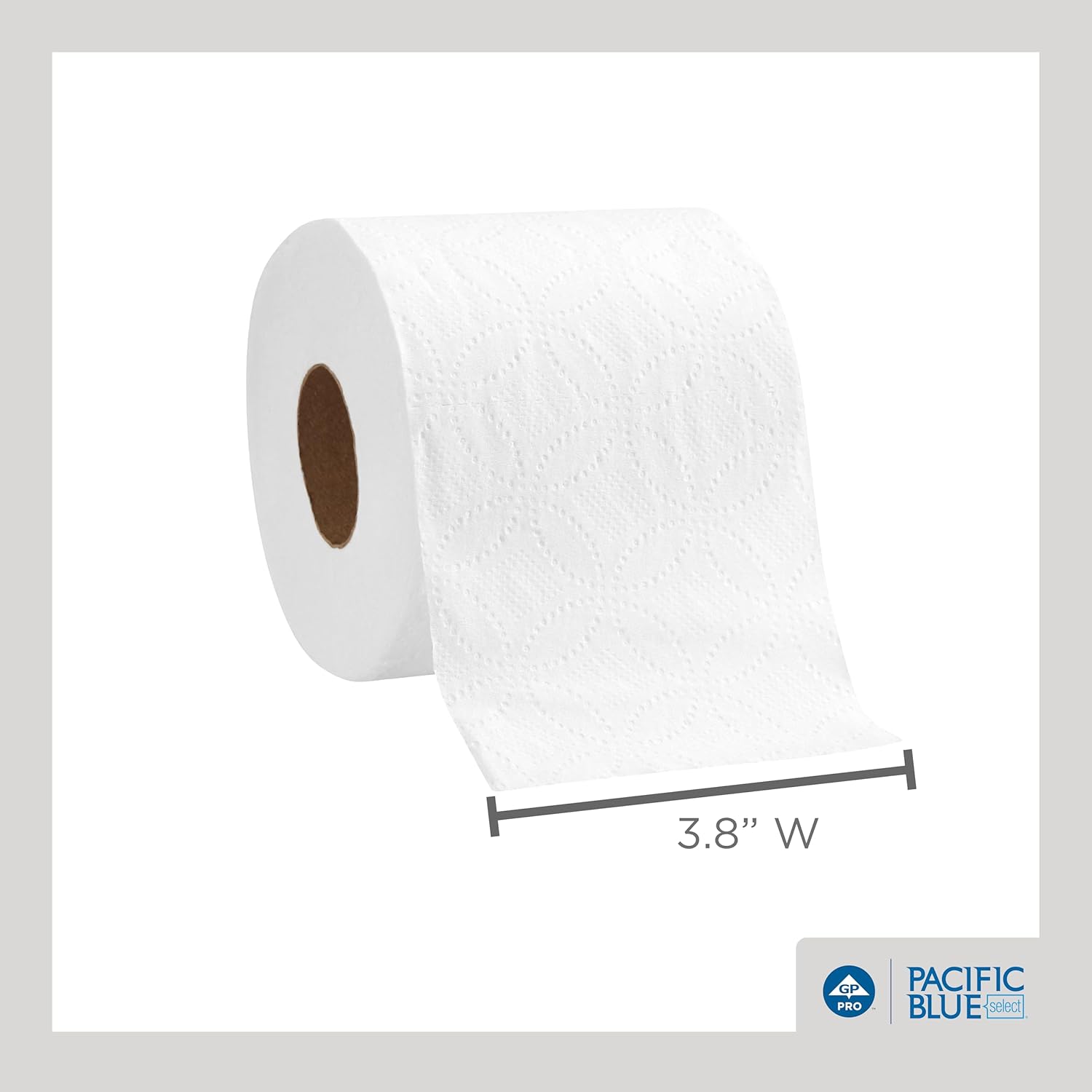Pacific Blue Select Standard Roll 2-Ply Embossed Toilet Paper by GP PRO (Georgia-Pacific), 18280/01, 550 Sheet Per Roll, 80 Rolls Per Case - Image 4