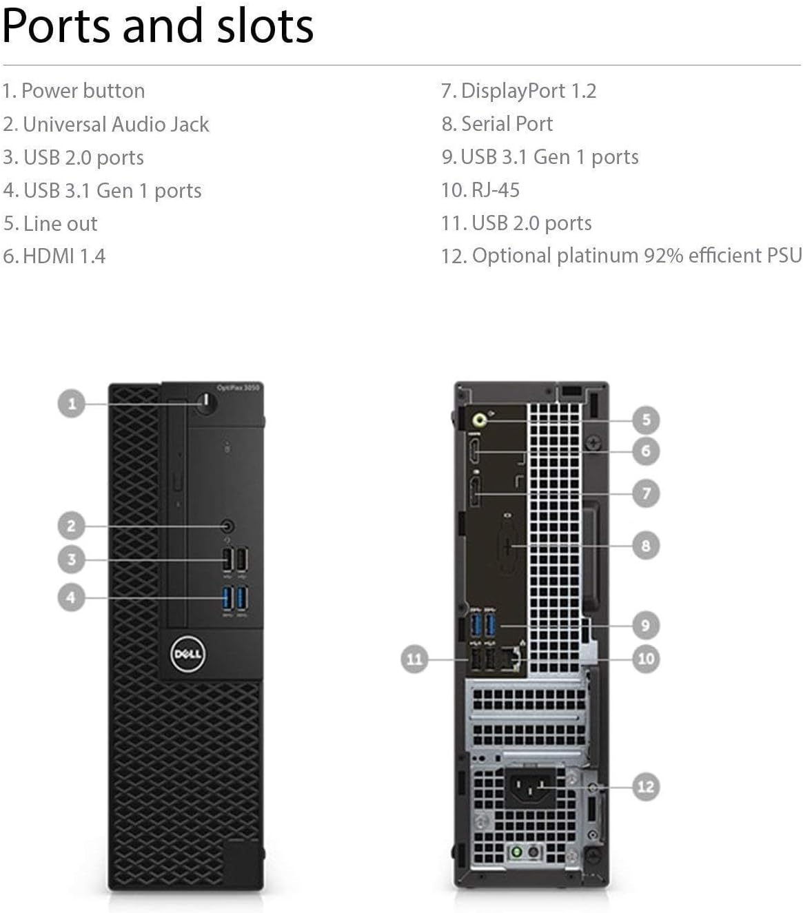 Dell Optiplex 5050 Small Form Factor (SFF) Business Desktop PC, Intel i7-7700 Quad-Core 3.6 GHz, 16GB DDR4, 512G NVME SSD Windows 11 Pro (Renewed) - Image 7