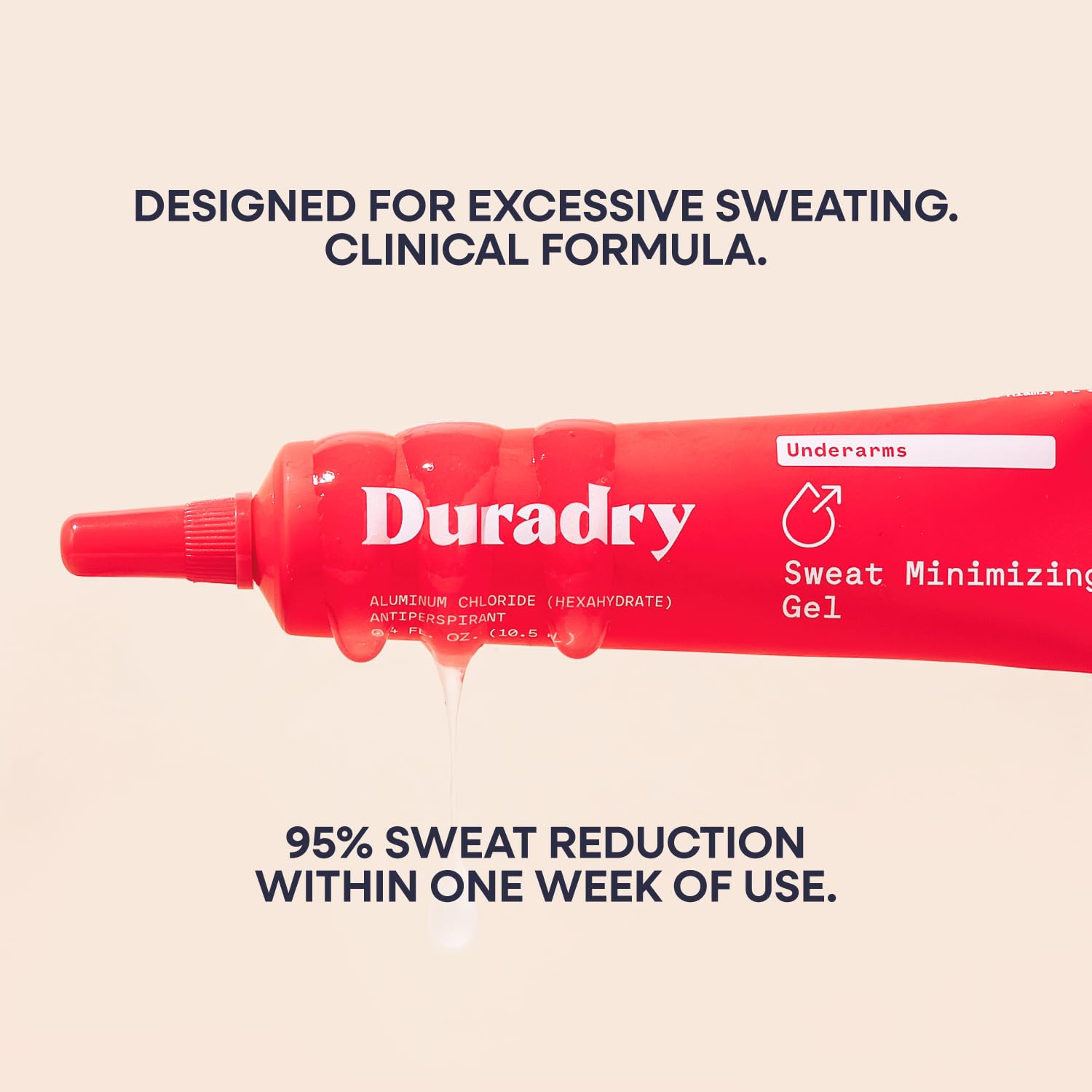 Duradry Sweat Minimizing Gel Antiperspirant for Men and Women - Prescription-Strength, Formulated for Excessive Underarm Sweating and Hyperhidrosis (0.4 Fl Oz (Pack of 2)) - Image 4