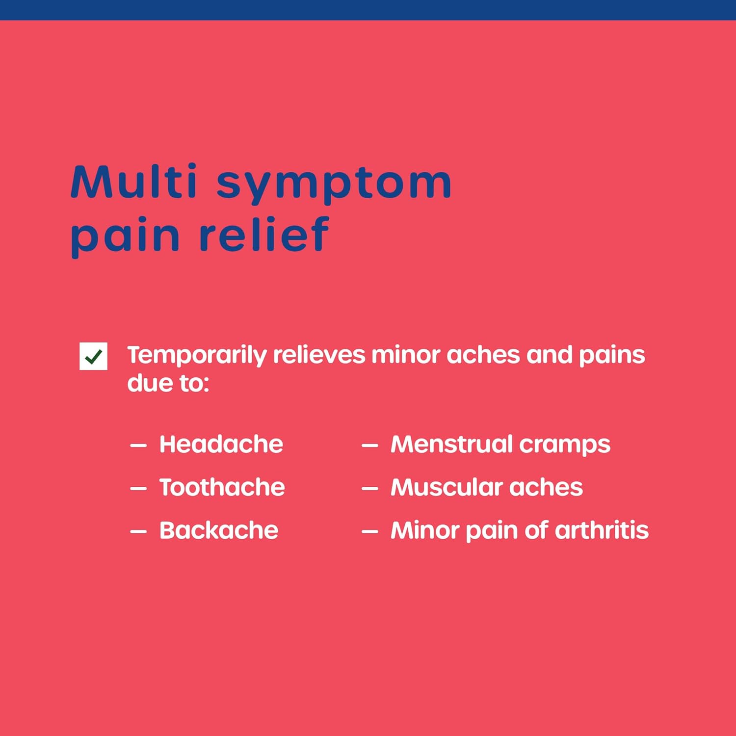 HealthCareAisle Dual Action Acetaminophen and Ibuprofen (NSAID) Tablets, 250 mg /125 mg Pain Reliever - 250ct Caplets - Image 5