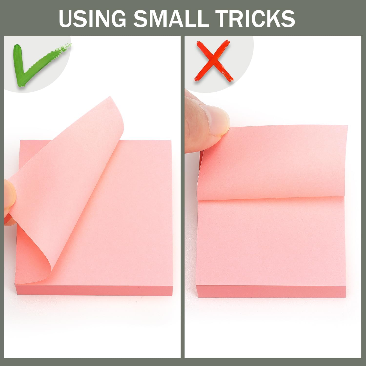 Eastern Wolf Sticky Notes 2x2 Self-Stick Notes 8 Bright Multi Colors Sticky Notes 16 Pads 100 Sheet/Pad - Image 6