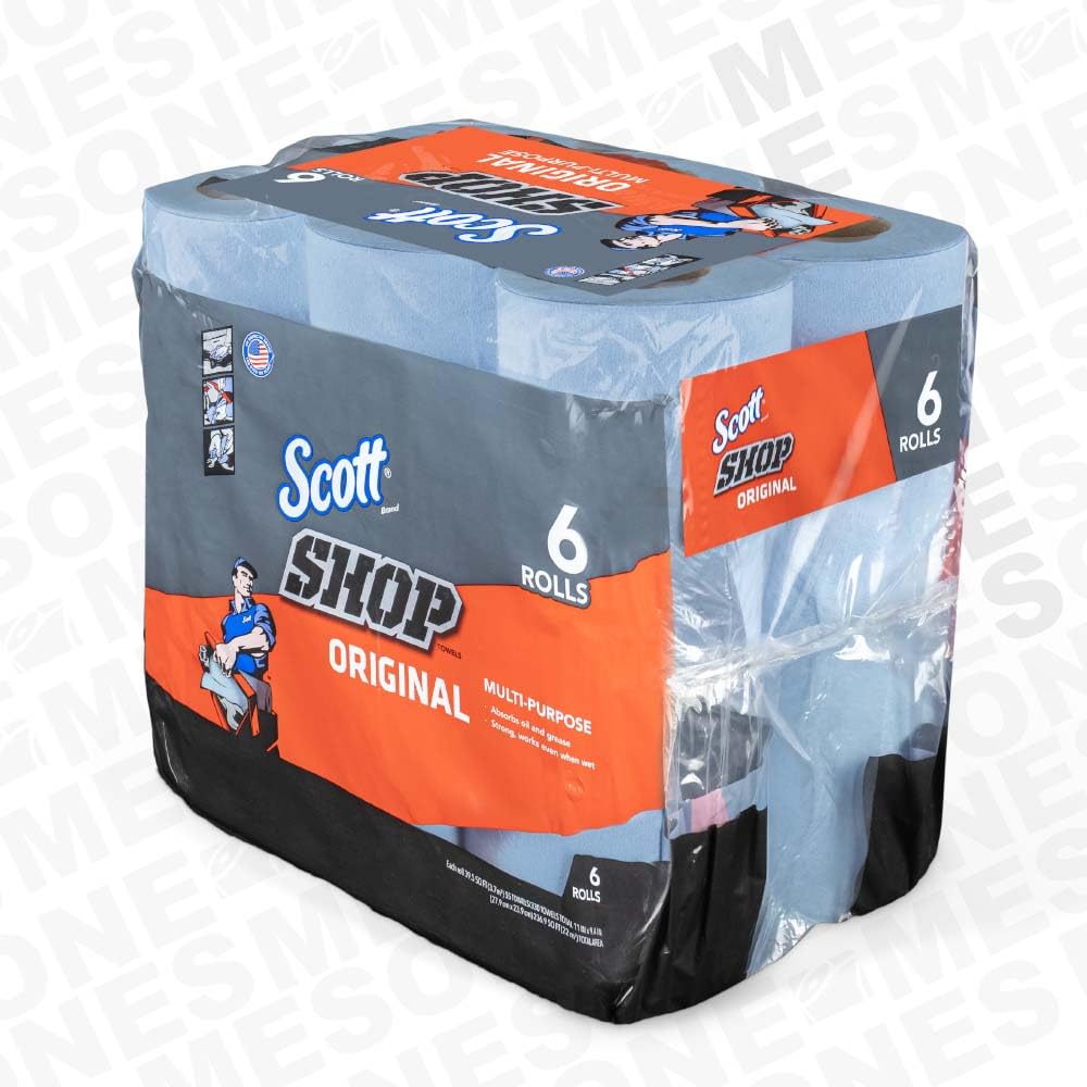 Scotts Kimberly Clark 75146 Blue Shop Towels On A Roll Bundle44; 6 Pack - Image 5