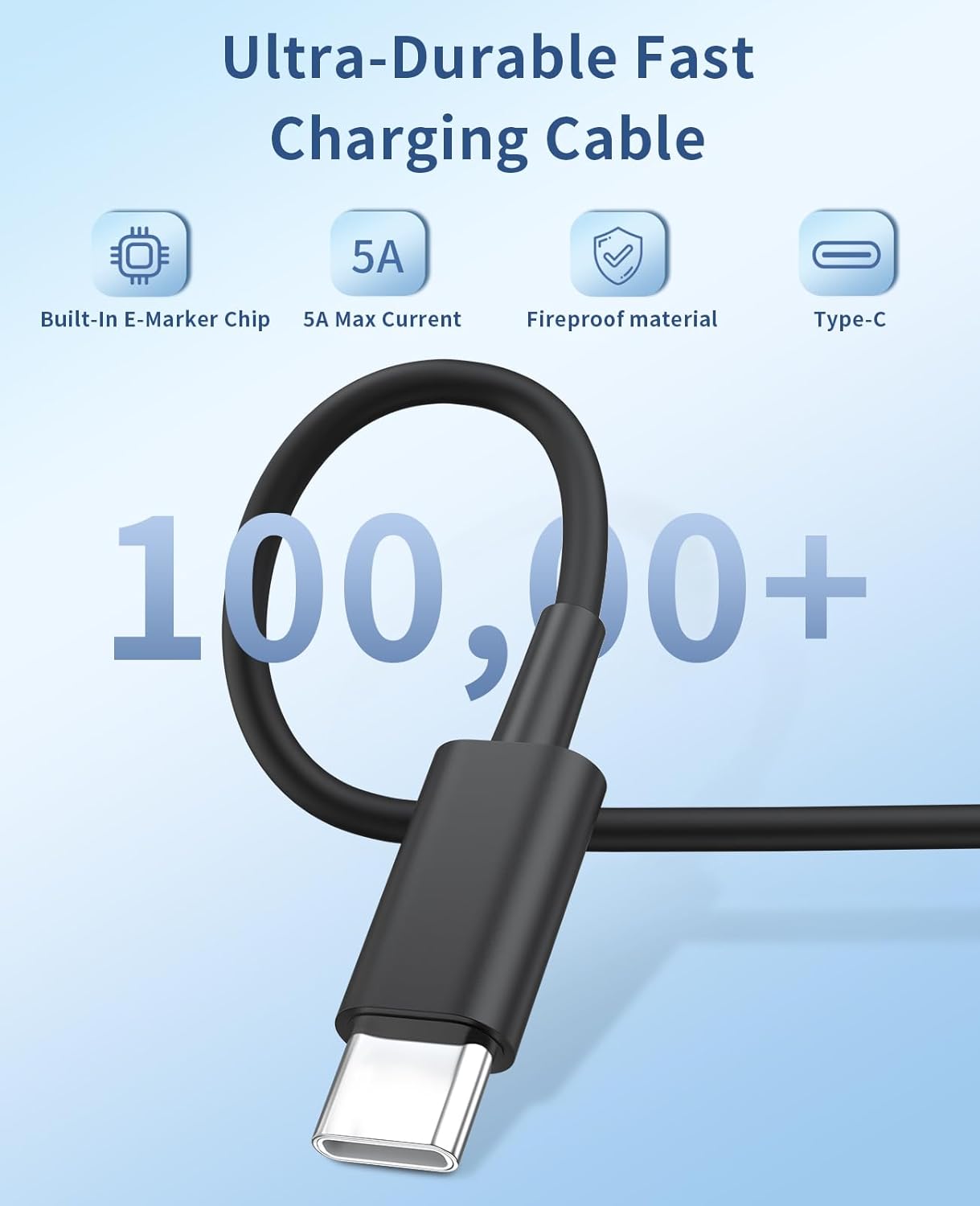 Type C Charger Fast Charging,2Pack 25W Super Fast USB C Charger Block with 6Ft USB C Cable Compatible with Samsung Galaxy S24 Ultra/S23/S22/S21/S20/Note 20/10,Pixel 6 5 4 Pro XL/iPhone 15 Series - Image 5