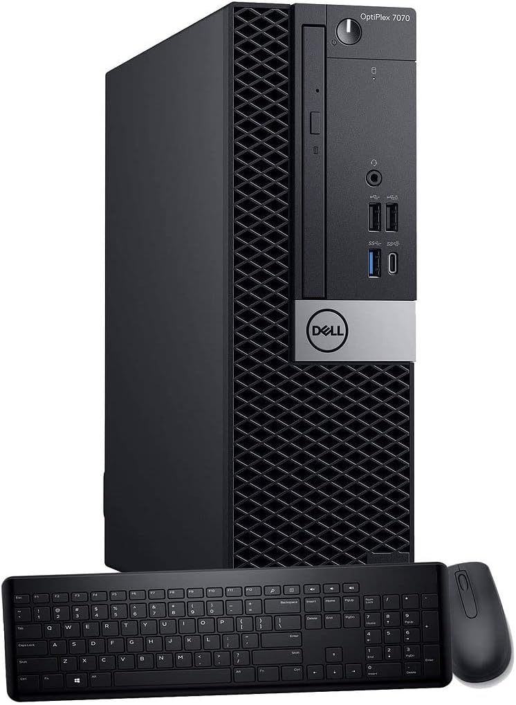 Dell OptiPlex 7070 SFF Desktop Computer PC, Intel 8 Core i7-9700 3.0GHz up to 4.70GHz,32GB DDR4 Ram New 1TB NVMe M.2 SSD,AX210 Built-in WiFi 6E,Windows 11 Pro, Wireless Keyboard & Mouse (Renewed) - Image 2